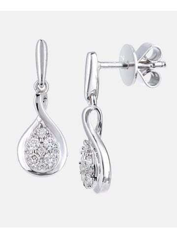 Diamant L'éternel Ohrhänger aus 750 Weißgold mit Diamant