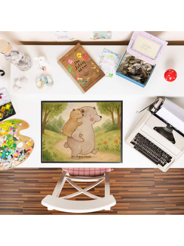 Mr. & Mrs. Panda tischpad Papa Bär Design ohne Spruch in Weiß