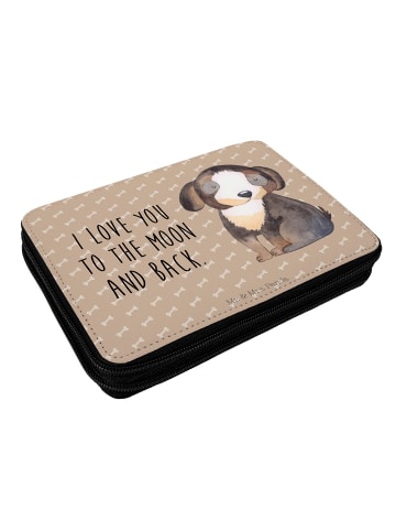 Mr. & Mrs. Panda Mäppchen Hund Entspannen mit Spruch in Hundeglück