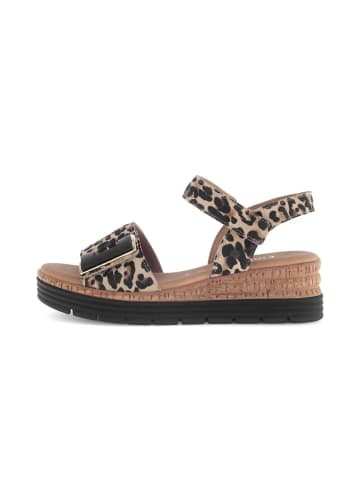 Gabor Plateau Sandalen in beige