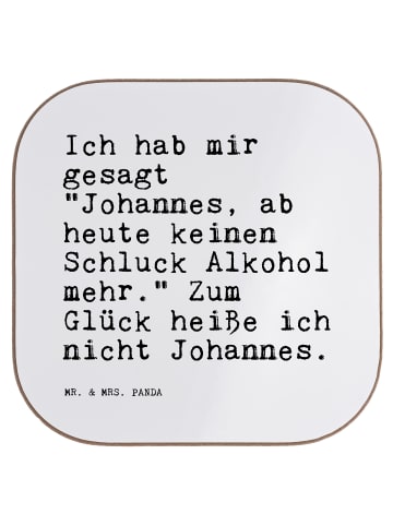 Mr. & Mrs. Panda gläseruntersetzer Ich hab mir gesagt... mit Spruch in Weiß