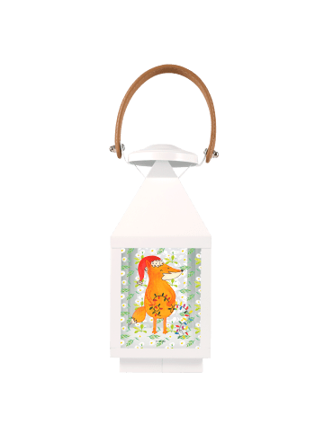 Mr. & Mrs. Panda Gartenlaterne Fuchs Weihnachten ohne Spruch in Transparent