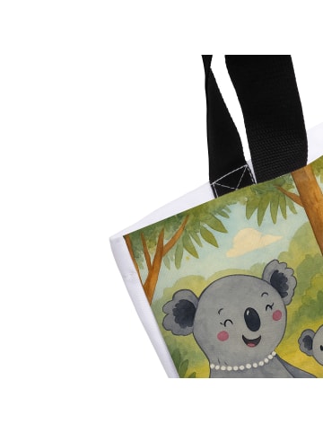 Mr. & Mrs. Panda Badetasche Koala Familie Design mit Spruch in Weiß