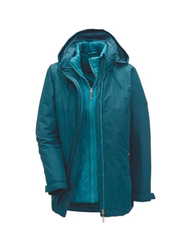 GOLDNER 3 in 1-Jacke in dunkelpetrol / petrol