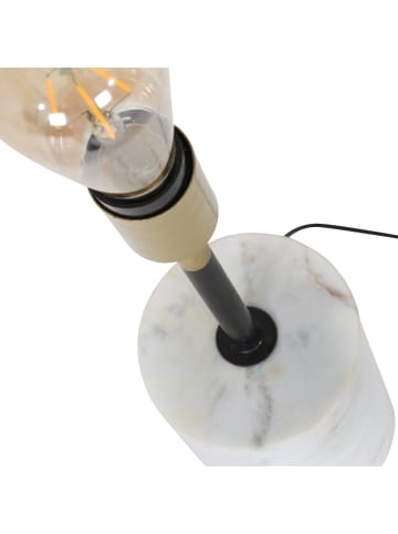 Kayoom Bodenleuchte Stehlampe Caramia 287 in weiß - messing - schwarz