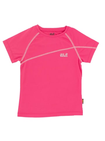 Jack Wolfskin Shirt Active Tee Girls in Rosa