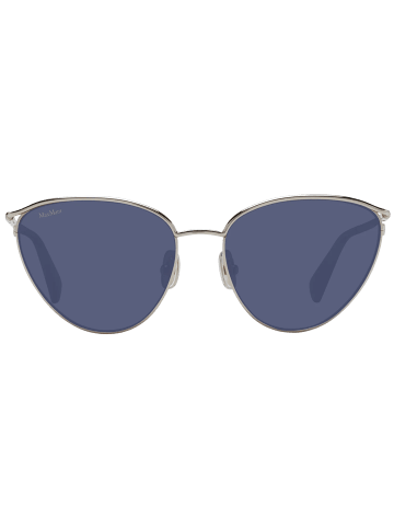 Max Mara Frauen Sonnenbrille Katzenauge Silber