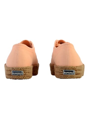 Superga Rope – Niedrige Sneaker mit Schnürung Rose