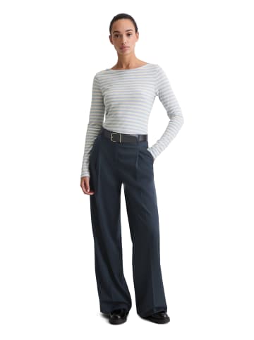 Marc O'Polo Ringel-Longsleeve regular in Light Blue