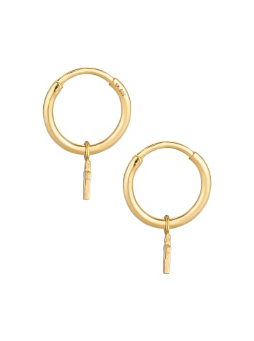 Elli Schmuckset 925 Sterling Silber Kreuz in Gold