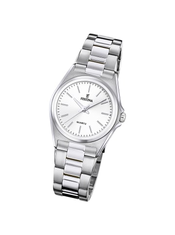 Festina Analog-Armbanduhr Festina Klassik silber mittel (ca. 31mm)