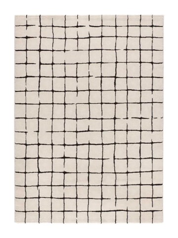 Atticgo Kurzflor-Teppich RETRO in weiß