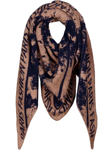 monari Schal mit Jacquard-Muster in Tiramisu Gemustert