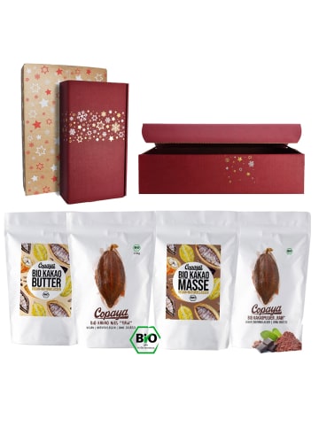 Granar Geschenkbox "Weihnachtsbäckerei" - Bio Kakaoprodukte zum Backen und Geniessen