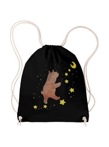 Mr. & Mrs. Panda gymnastiktasche Bär Träume ohne Spruch in Schwarz