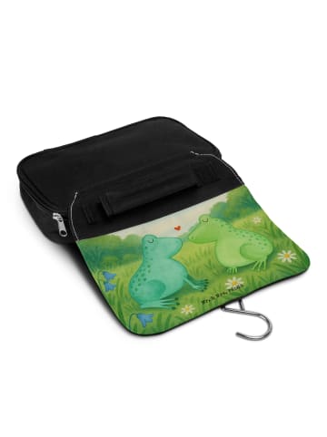 Mr. & Mrs. Panda Waschtasche Frosch Liebe Design ohne Spruch in Weiß