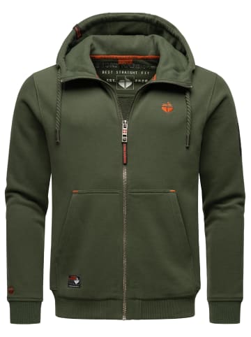 STONE HARBOUR Kapuzensweatjacke Jacobi Jamie in Dark Olive