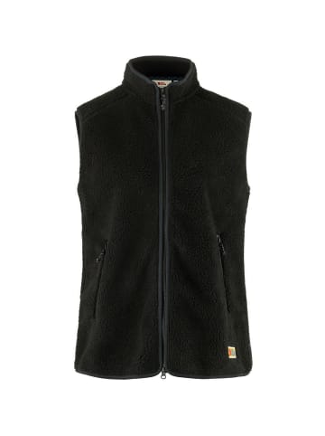FJÄLLRÄVEN Fleeceweste in schwarz
