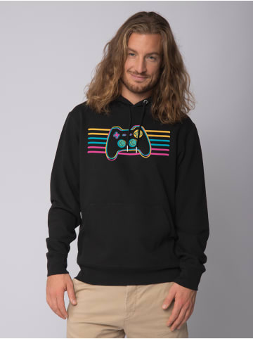 wat? Apparel Sweatshirt Retro Joystick in Schwarz