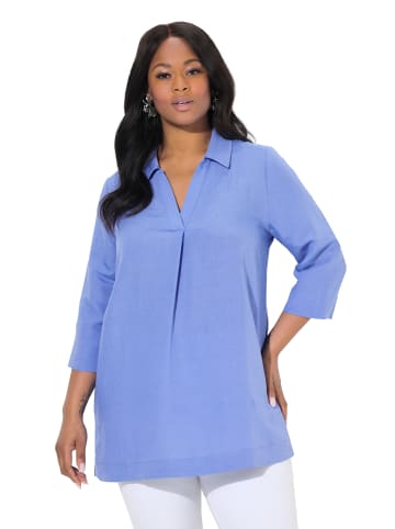 Ulla Popken Blusentop in graublau