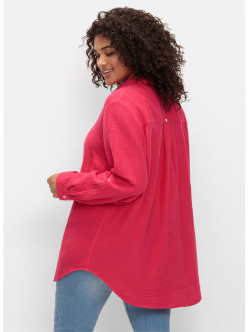 sheego Hemdbluse in magenta