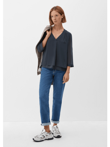 s.Oliver BLACK LABEL Bluse 3/4 Arm in Blau