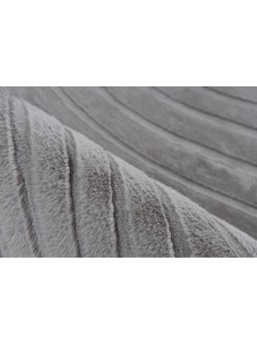 Kayoom Kayoom Neu 2026 Wohnzimmer Kurzflor Teppich Kierk 125 silber in silber