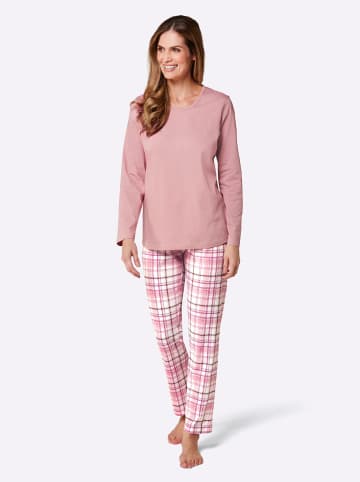 WITT WEIDEN Schlafanzüge in hortensie-bedruckt + bleu-bedruckt