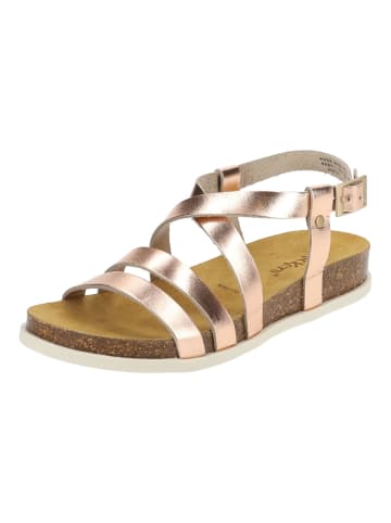 Kickers Sandalen in Metallic Rose