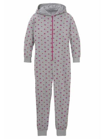 Petite Fleur Kids Overall in grau-meliert-beere