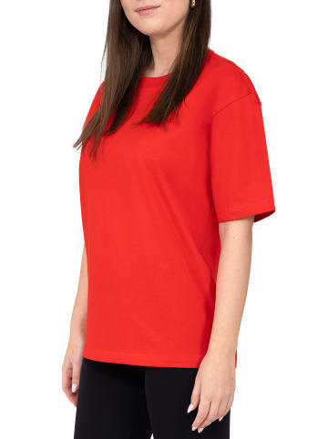 Reichstadt Reichstadt Regular Fit T-Shirt Damen Shoulder Drop 25RSW071 Red S