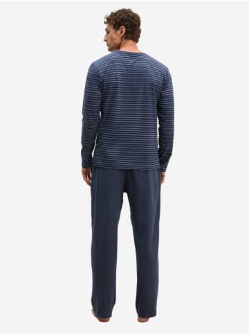 Marc O'Polo Loungeanzug classic in black iris stripe/black iris