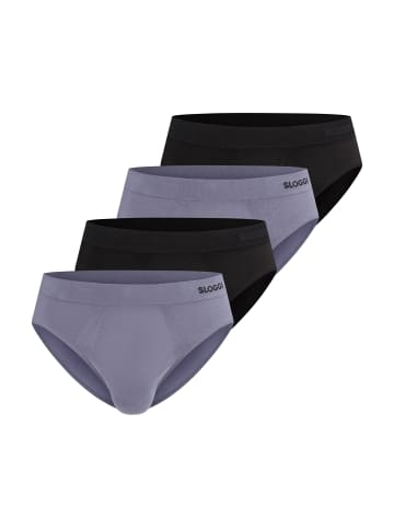 Sloggi Slip / Unterhose GO Smooth in Black Combination