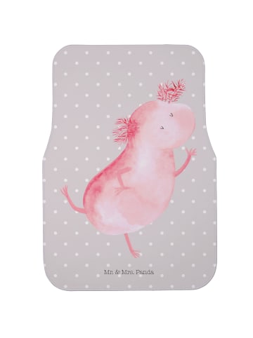 Mr. & Mrs. Panda Automatte Axolotl Tanzen ohne Spruch in Grau Pastell