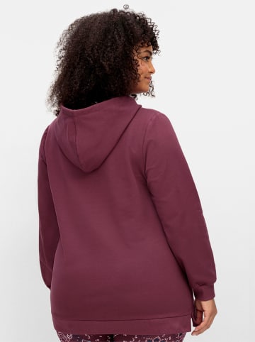 sheego by Joe Browns Kapuzensweatshirt in weinrot