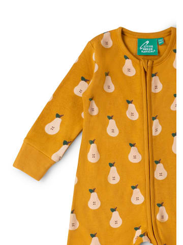 Little Green Radicals Bio-Strampler mit Reißverschluss in Gold