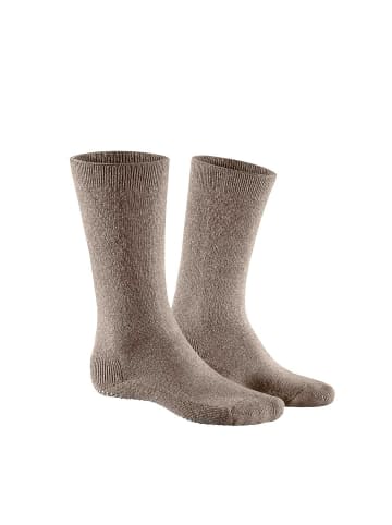 Kunert Socken Homesocks ABS antirutsch in Beige-mel.