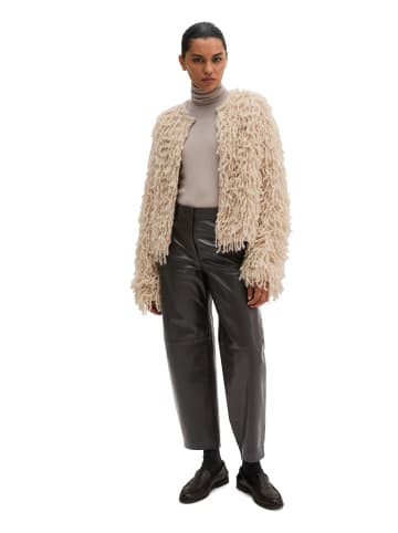 Marc O'Polo Fransen-Cardigan cropped in Light Stone Melange
