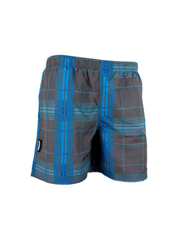 GUGGEN MOUNTAIN Pyjama kurz für Herren in grau in grau