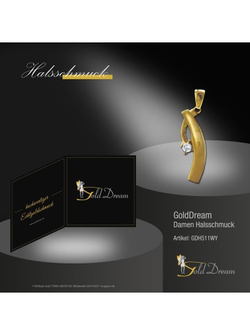 GoldDream Anhänger Gold 333 Gelbgold - 8 Karat Elegance Kettenanhänger