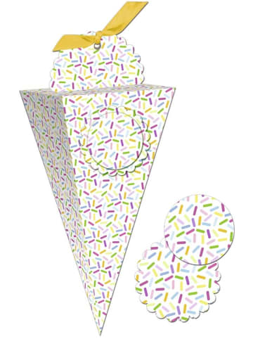 Buntpapierfabrik Ludwig Bähr Geschenkbox Chiara 7,5x20x7,5cm Packung mit 5 Stück Motiv: 06