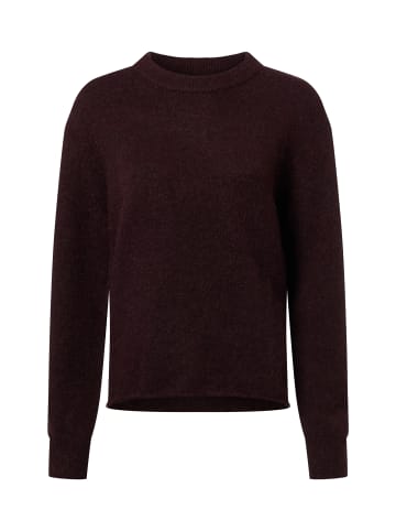 Marie Lund Strickpullover in aubergine - 0003