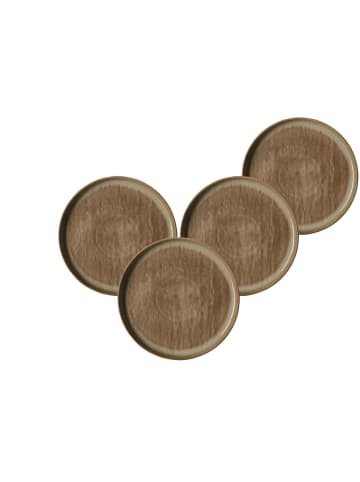 Ritzenhoff & Breker 4er Set Speiseteller Tortosa in Braun ø 26,5 cm in braun