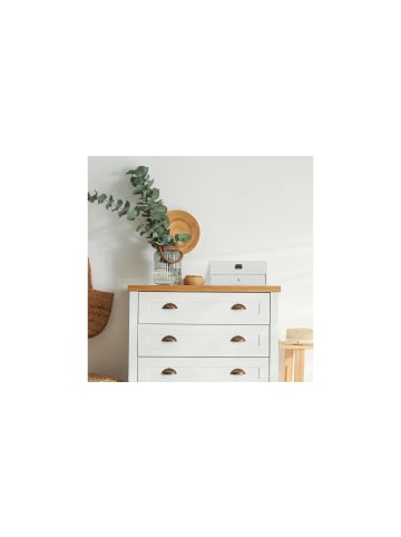 relaxdays Brillenbox in Weiß - (B)33,5 x (H)15,5 x (T)19,5 cm