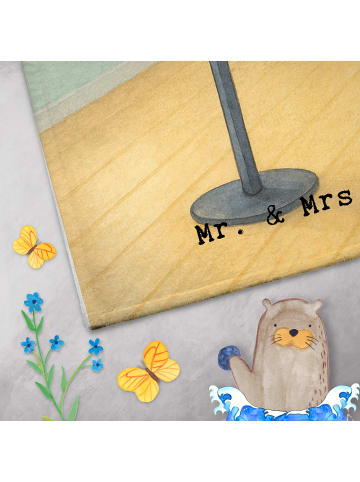 Mr. & Mrs. Panda gäste wc handtuch Fuchs PoledanZeichen Design ohne S... in Weiß