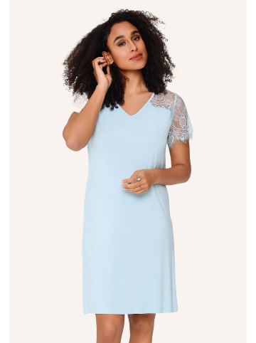 Linga Dore Kleid Pyjama in Pastel blue