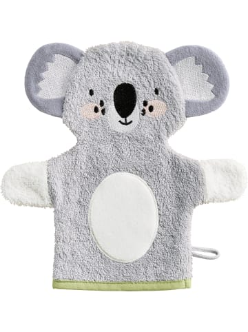Erwin Müller Frottier Kinder-Waschhandschuh 2-in1 Koala in grau