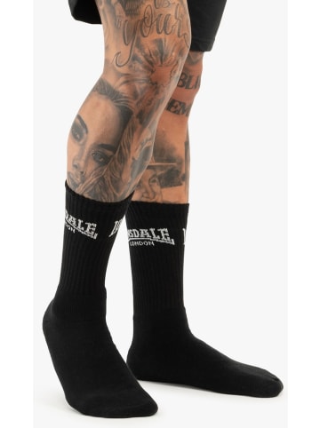Lonsdale Socke "Gilbert Unisex Sportsocken 6Er-Pack" in Schwarz