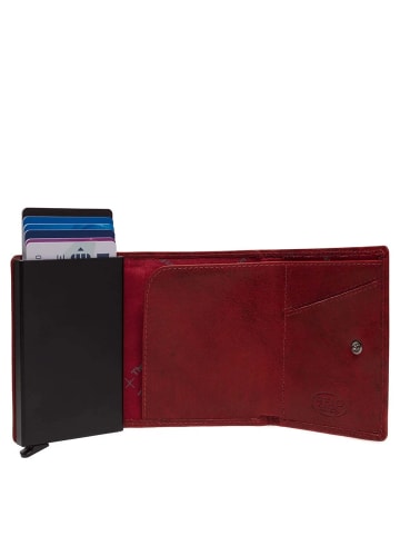 The Chesterfield Brand Paris - Kreditkartenetui 6cc 10 cm RFID (off white) in rot
