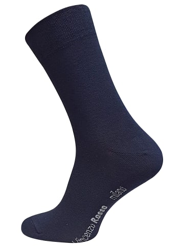 Vincenzo Rosso 12 Paar Herren Business-Socken in anthrazit/marine/schwarz